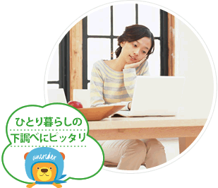 ひとり暮らしの下調べにピッタリ